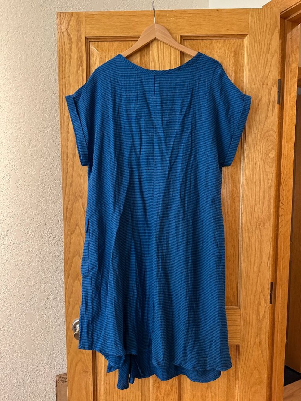Lisa Bayne fabulous Artsy blue dress - Picture 6 of 8